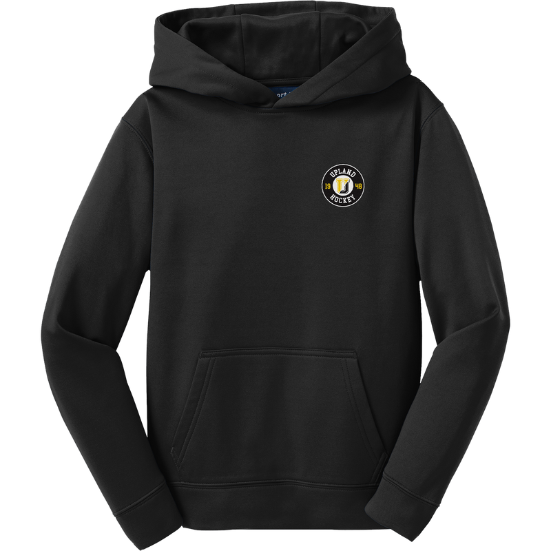 Upland Country Day School Youth Sport-Wick Fleece Hooded Pullover