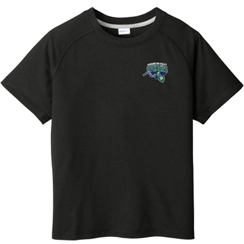 Kensington Valley Raiders Youth PosiCharge Tri-Blend Wicking Raglan Tee