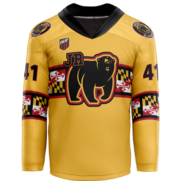 MD Jr Black Bears Adult Goalie Sublimated Jersey